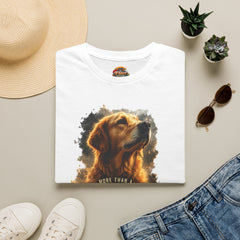 Dog T-Shirt Unisex — "More Than Family" Golden Retriever Pet Tribute Tee