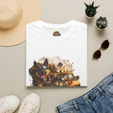 Adventure Buddies T-Shirt Unisex— Dog & Cat Road Trip Graphic Tee