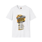 Motivational 'Don't Wish For It Unisex— Work For It' T-Shirt