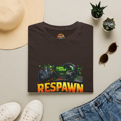 Respawn & Repeat Gamer Unisex T-Shirt — 'Game Over' Retro Controller Design