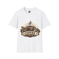 Coffee Cup T-Shirt Unisex— Retro Coffee Logo Tee