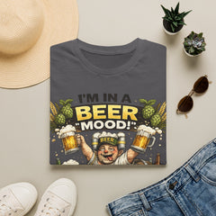 I'm In A Beer Mood Unisex T-Shirt — Funny Beer Drinking Graphic Tee