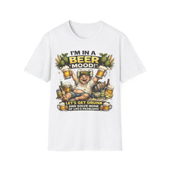 I'm In A Beer Mood Unisex T-Shirt — Funny Beer Drinking Graphic Tee