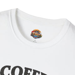 Coffee Because Adulting Is Hard Unisex T-Shirt — Funny Coffee Lover Tee