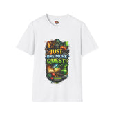 Just One More Quest T-Shirt — Gamer RPG Skull Hood Unisex Graphic Tee