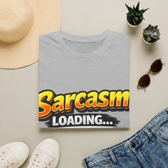 Sarcasm Loading T-Shirt — Funny Graphic Tee with Progress Bar