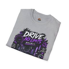Drive No Limits Graphic T-Shirt Unisex— Neon City Racing Tee