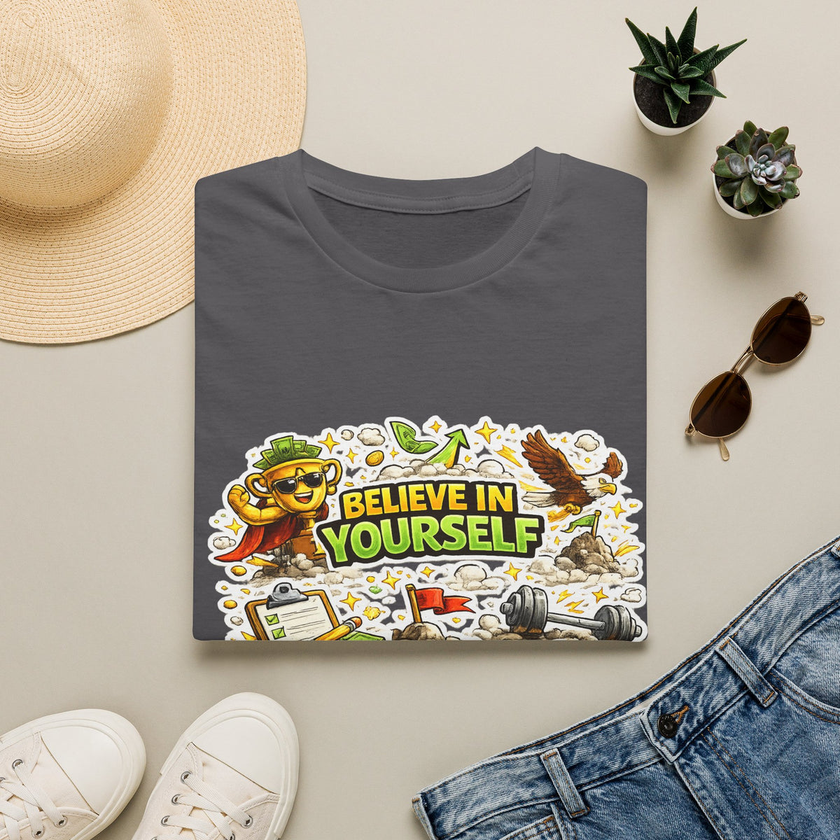 Believe In Yourself T-Shirt — Motivational St. Patrick’s Day Graphic Tee Unisex
