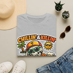 Chillin' & Killin' Skull Tee — "Dead Inside" Summer Vibes Unisex T-Shirt