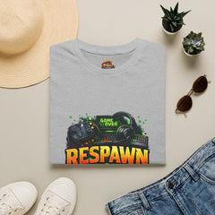 Respawn & Repeat Gamer Unisex T-Shirt — 'Game Over' Retro Controller Design