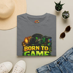 Born to Game T-Shirt Unisex– Gamer Graphic Tee ("Born to Game, Forced to Work")
